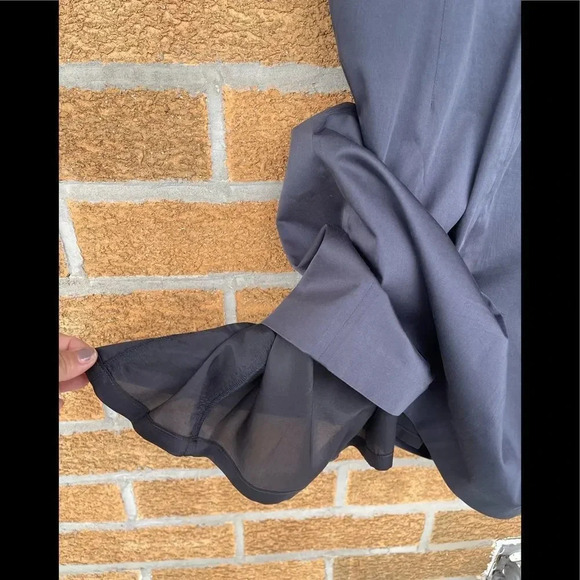 Peserico Gray Sheath Dress Size 44 IT US 8Sleeveless Italy - Picture 6 of 10